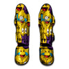 Cute Emoji Pattern Print Muay Thai Shin Guard