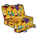 Cute Emoji Pattern Print Pet Car Back Seat Cover