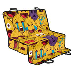 Cute Emoji Pattern Print Pet Car Back Seat Cover