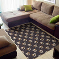 Cute English Bulldog Pattern Print Floor Mat
