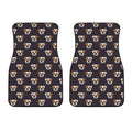 Cute English Bulldog Pattern Print Front Car Floor Mats