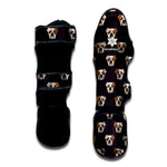 Cute English Bulldog Pattern Print Muay Thai Shin Guard