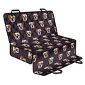 Cute English Bulldog Pattern Print Pet Car Back Seat Cover