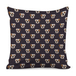 Cute English Bulldog Pattern Print Pillow Cover
