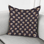 Cute English Bulldog Pattern Print Pillow Cover
