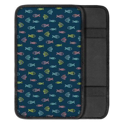 Cute Fish Pattern Print Car Center Console Cover