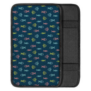 Cute Fish Pattern Print Car Center Console Cover