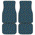 Cute Fish Pattern Print Front and Back Car Floor Mats