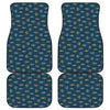 Cute Fish Pattern Print Front and Back Car Floor Mats