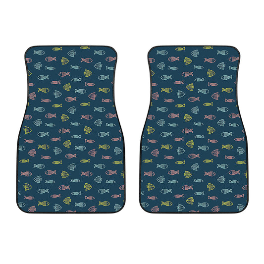 Cute Fish Pattern Print Front Car Floor Mats