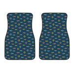 Cute Fish Pattern Print Front Car Floor Mats