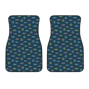 Cute Fish Pattern Print Front Car Floor Mats