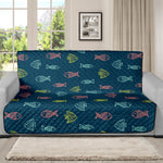 Cute Fish Pattern Print Futon Protector