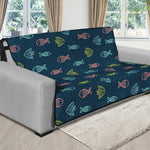 Cute Fish Pattern Print Futon Protector