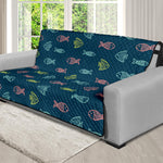 Cute Fish Pattern Print Futon Protector