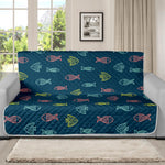 Cute Fish Pattern Print Futon Protector