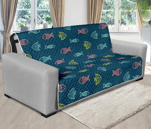 Cute Fish Pattern Print Futon Protector