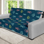 Cute Fish Pattern Print Futon Protector