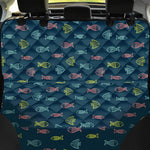 Cute Fish Pattern Print Pet Car Back Seat Cover