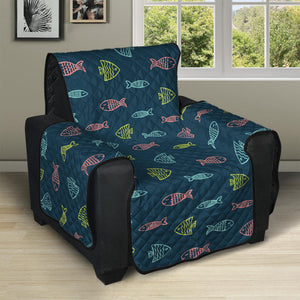 Cute Fish Pattern Print Recliner Protector