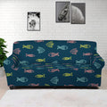 Cute Fish Pattern Print Sofa Cover