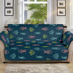 Cute Fish Pattern Print Sofa Protector