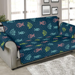 Cute Fish Pattern Print Sofa Protector