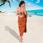 Cute Fox Pattern Print Beach Sarong Wrap
