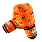 Cute Fox Pattern Print Boxing Gloves