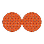 Cute Fox Pattern Print Car Coasters