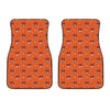 Cute Fox Pattern Print Front Car Floor Mats