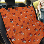 Cute Fox Pattern Print Pet Car Back Seat Cover