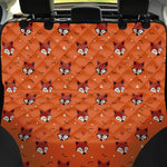 Cute Fox Pattern Print Pet Car Back Seat Cover