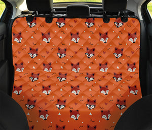 Cute Fox Pattern Print Pet Car Back Seat Cover