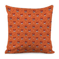 Cute Fox Pattern Print Pillow Cover