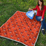 Cute Fox Pattern Print Quilt