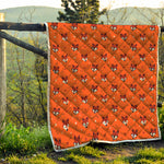 Cute Fox Pattern Print Quilt