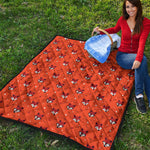 Cute Fox Pattern Print Quilt