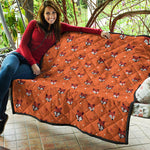 Cute Fox Pattern Print Quilt
