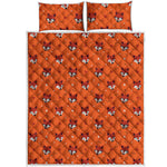 Cute Fox Pattern Print Quilt Bed Set