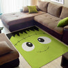 Cute Frankenstein Face Print Area Rug