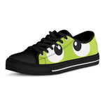 Cute Frankenstein Face Print Black Low Top Shoes 