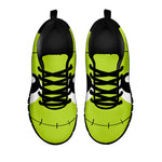 Cute Frankenstein Face Print Black Sneakers