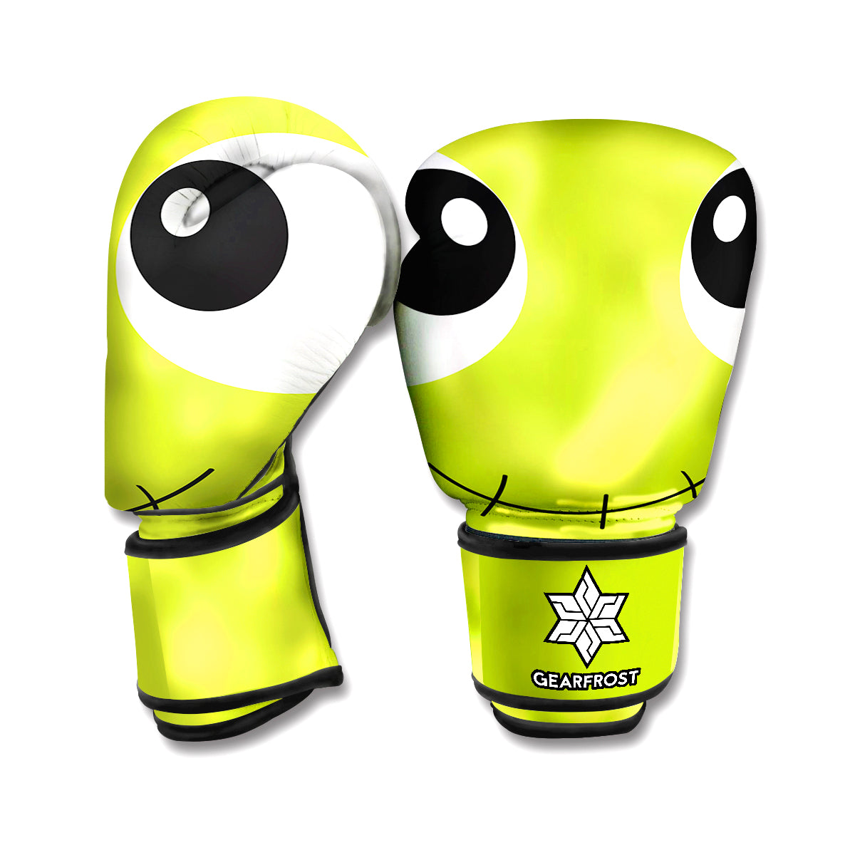 Cute Frankenstein Face Print Boxing Gloves