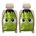Cute Frankenstein Face Print Car Seat Organizers