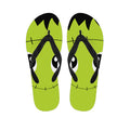 Cute Frankenstein Face Print Flip Flops
