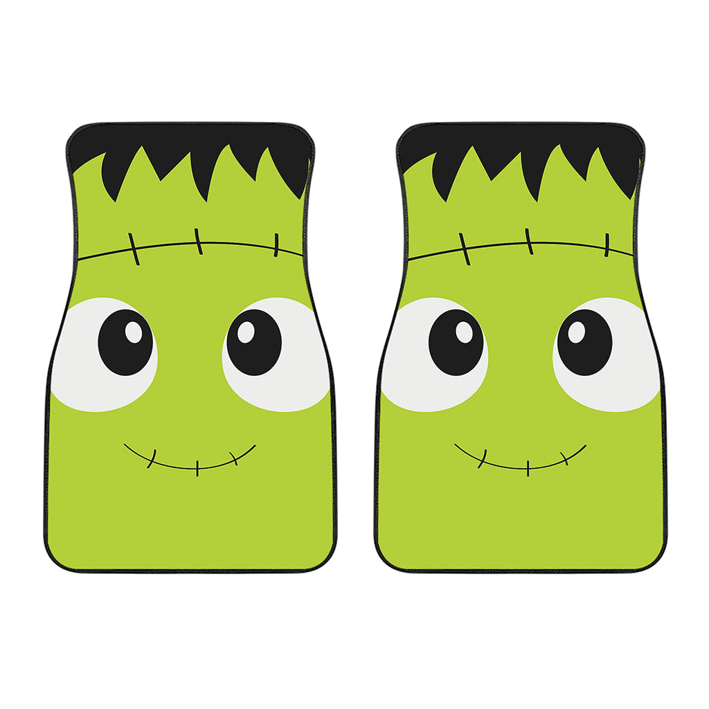 Cute Frankenstein Face Print Front Car Floor Mats