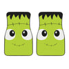 Cute Frankenstein Face Print Front Car Floor Mats