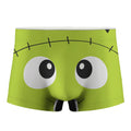 Cute Frankenstein Face Print Men's Boxer Briefs