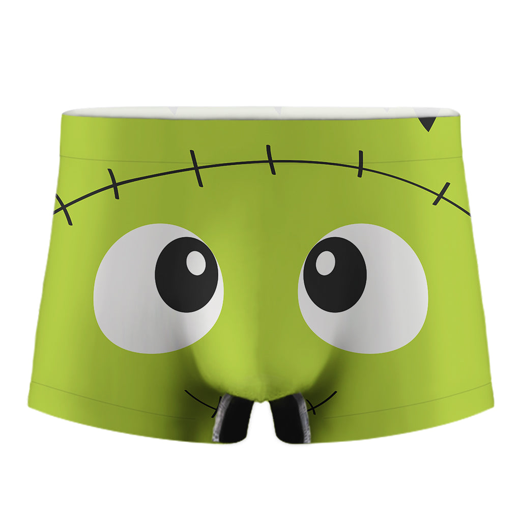 Cute Frankenstein Face Print Men's Boxer Briefs